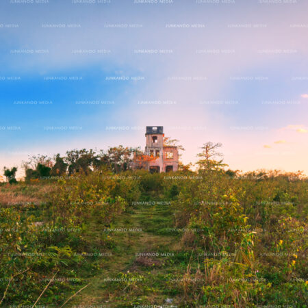 wide angle view of Chipman Estate in New Providence, Bahamas.