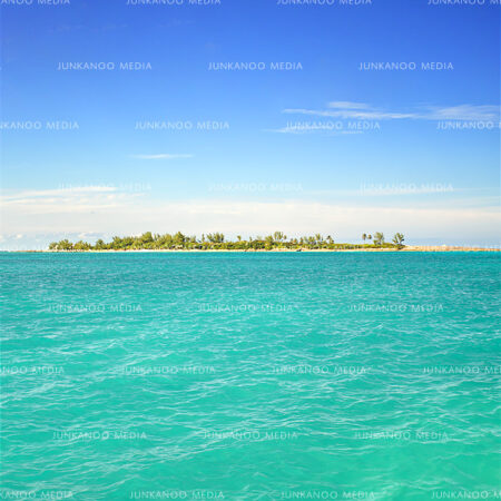 Daylight shot of island in The Bahamas.